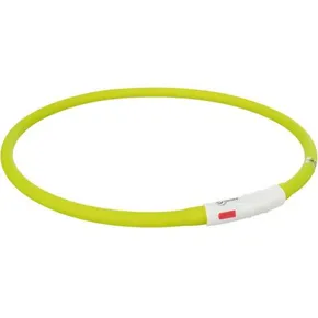 Flash USB Leuchthalsband XS-XL 70 cm / 10 mm, grün